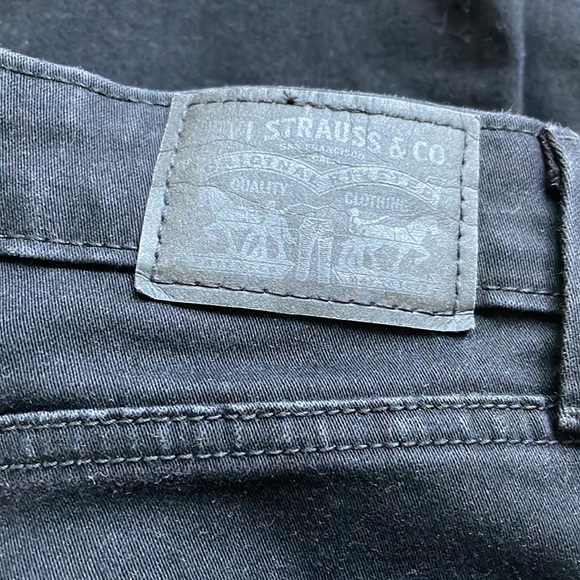 Women’s Levi’s Mid Rise Skinny Jeans Black Size 6 - Picture 4 of 15